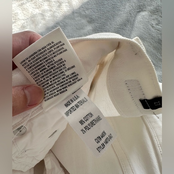 Citizens of Humanity white denim pants size 27 - Picture 5 of 10